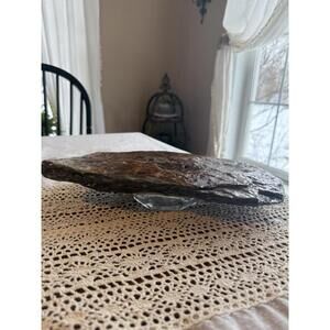 Rock Oil Candle Torch 12”x7” 2.5”high Beautiful Rustic Unique